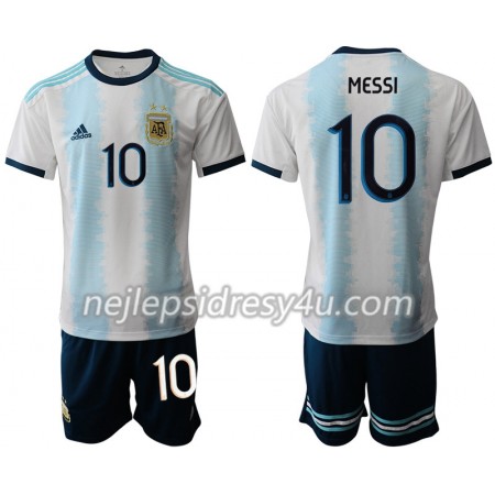 Fotbalový Dres Argentina MESSI 10 Dětské Domácí Copa América 2019